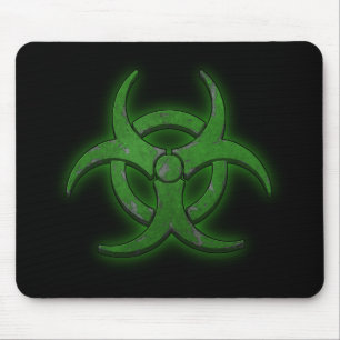 Tapis De Souris Biohazard vert