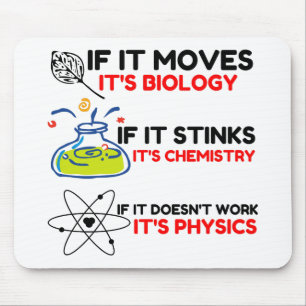 TAPIS DE SOURIS BIOLOGIE SCIENTIFIQUE CHIMIE PHYSIQUE
