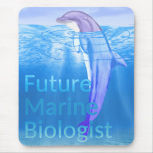 Tapis De Souris Biologiste marin futur