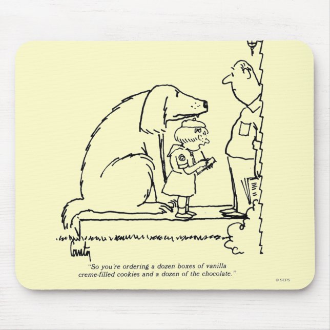 Tapis De Souris Biscuits de commande (Devant)