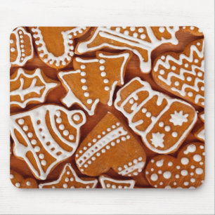 Tapis De Souris Biscuits en pain d'épices de Noël