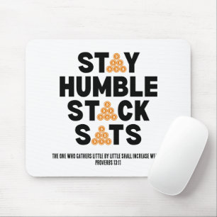Tapis De Souris Bitcoin Investisseur RESTER HUMBLE PILE SATS Crypt