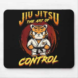 Tapis De Souris BJJ l'art du contrôle - Grappling Jiu Jitsu Tigre