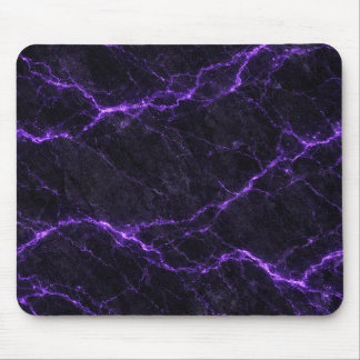 Tapis De Souris Black and Purple Marble Mouse Pad