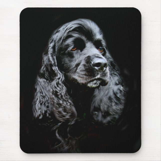 Tapis De Souris Black Cocker Spaniel (Devant)