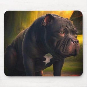 Tapis De Souris Black Dog Art