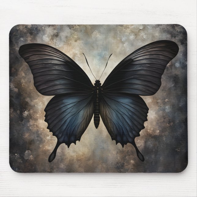 Tapis De Souris Black Gothic Butterfly (Devant)