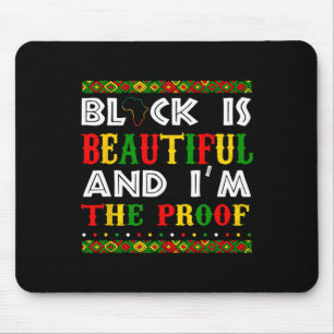 Tapis De Souris Black Is Beautiful Je suis la preuve de fierté du