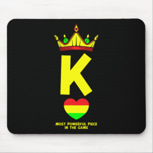 Tapis De Souris Black King La Pièce La Plus Puissante Dans Le Jeu