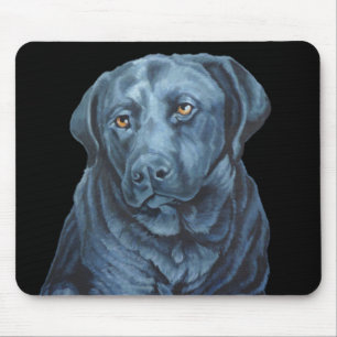 Tapis De Souris Black Lab Art Mousepads Mousepads Chien bleu Mouse
