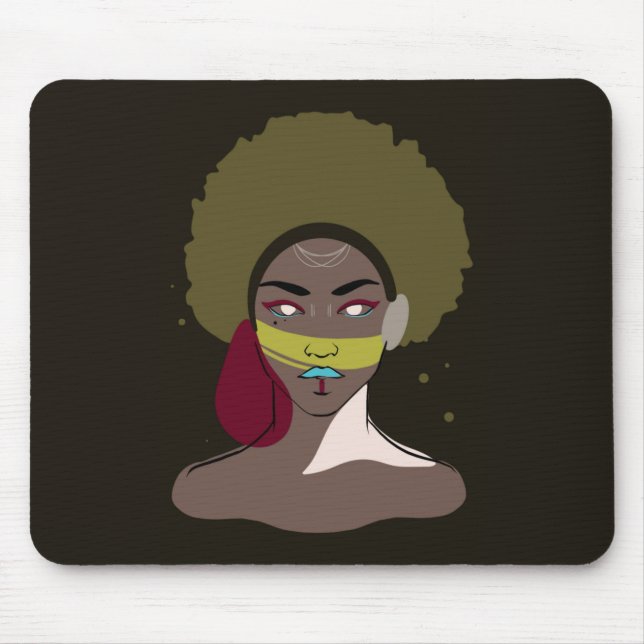 Tapis de souris "Black Magic Girl" (Devant)