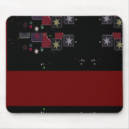 Tapis De Souris Black Mousepad Stars