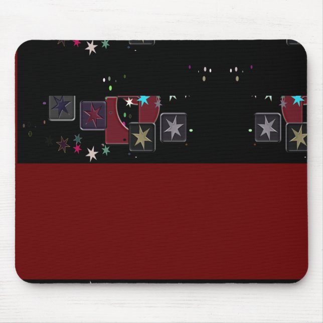 Tapis De Souris Black Mousepad Stars (Devant)