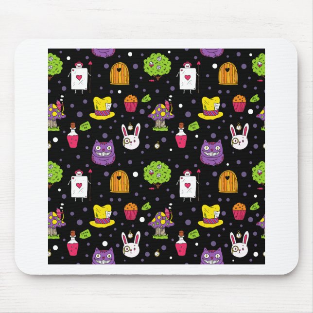 Tapis De Souris Black Wonderland (Devant)