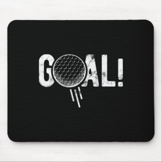 Tapis De Souris Blague de but de football drôle Golf Quatre