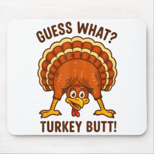 Tapis De Souris Blague drôle de Thanksgiving pour enfants Mème Dev