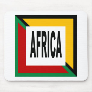 Tapis de souris blanc Design AFRICA Mousepad