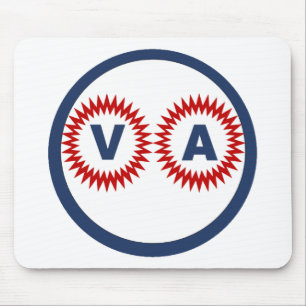 Tapis de souris blanc Design VIRGINIA Mousepad