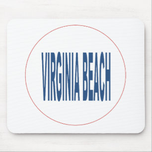Tapis de souris blanc VIRGINIA BEACH Mousepad