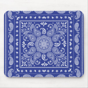 Tapis De Souris Ble Paisley Mousepad