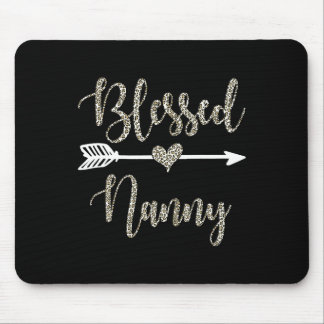 Tapis De Souris Blessed Nanny's Day 2024 Grand-mère Leopard Wo