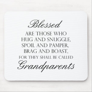 Tapis De Souris Blessed sont… Grands-parents