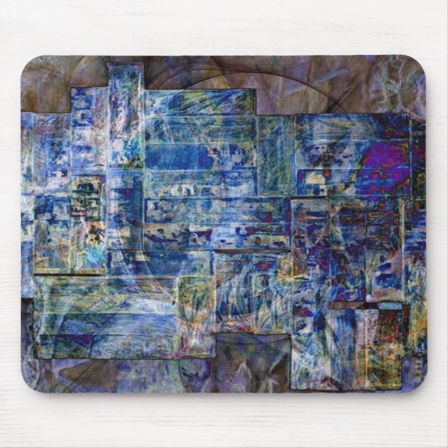 Tapis De Souris Bleu (Devant)