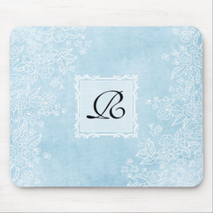 Tapis de souris bleu