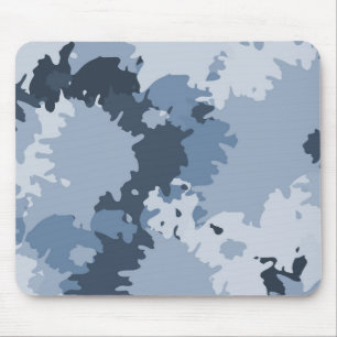 Tapis De Souris Bleu Camo
