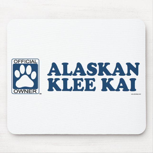 Tapis De Souris Bleu d'Alaska de Klee Kai (Devant)