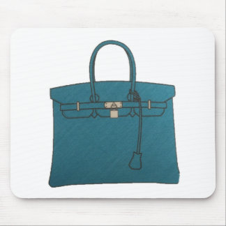 Tapis De Souris Bleu de sac fourre-tout à Birkin