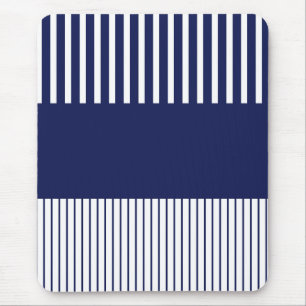 Tapis De Souris Bleu et blanc