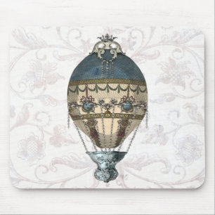 Tapis De Souris Bleu et crème baroques de ballon