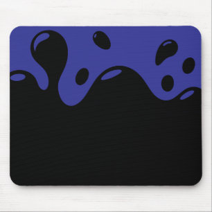 Tapis de souris bleu et noir