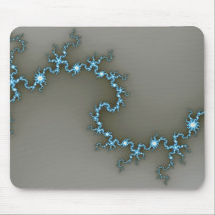 Tapis De Souris Bleu - Fractal Mousepad