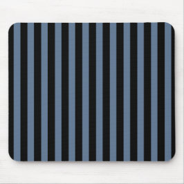 Tapis De Souris Bleu gris et noir rayures