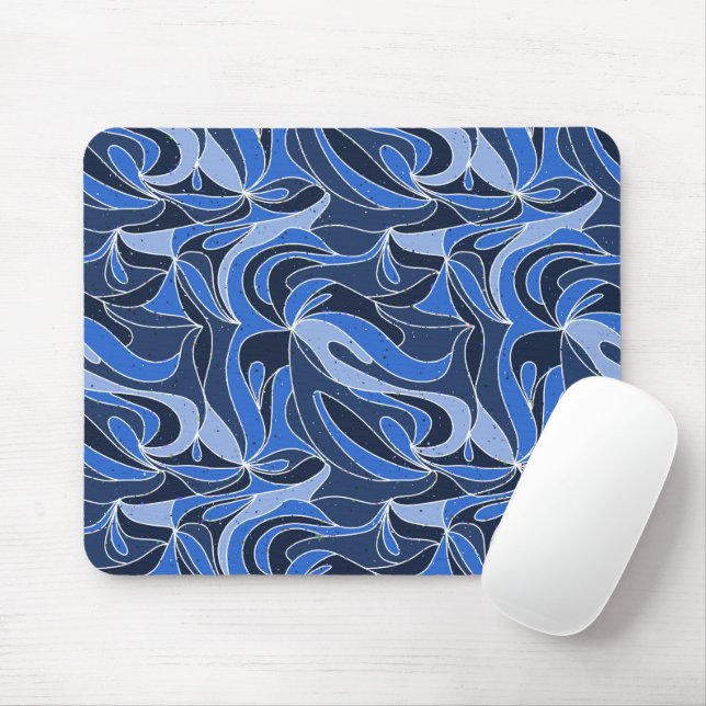 Tapis De Souris Bleu mystique (Avec souris)