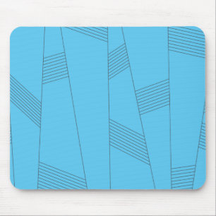 Tapis De Souris Bleu, simple, élégant, abstrait motif