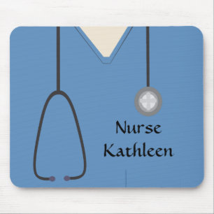 Tapis De Souris Bleu uniforme pour les écrouleurs Médicales