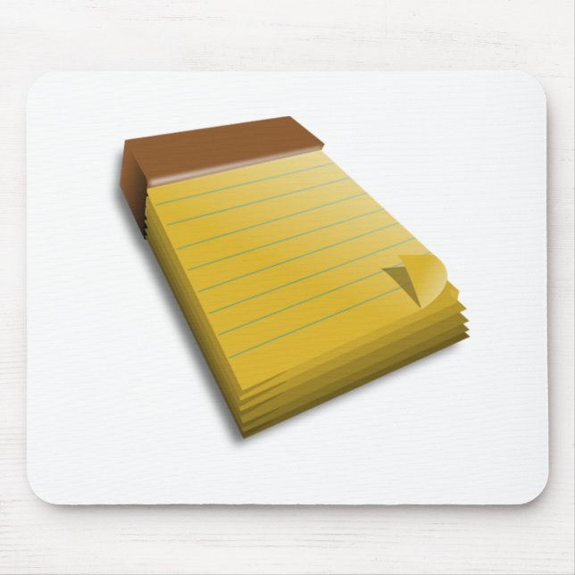 Tapis De Souris Bloc - notes vide (Devant)