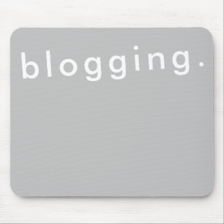 Tapis De Souris Blogging Bold Simple Modern