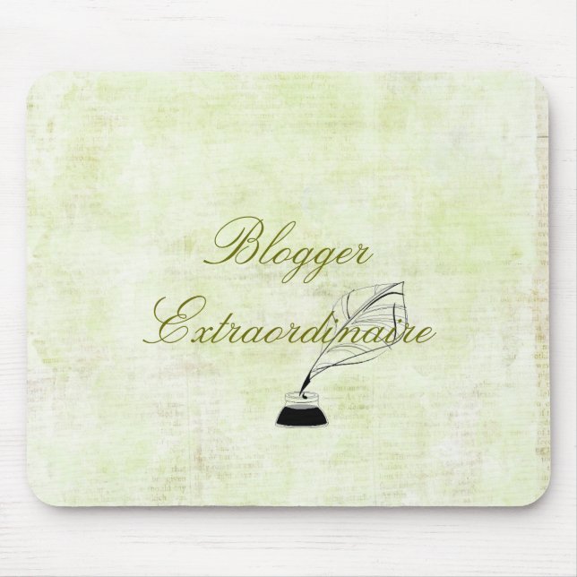 Tapis De Souris Blogueur Extraordinaire Mousepad (Devant)