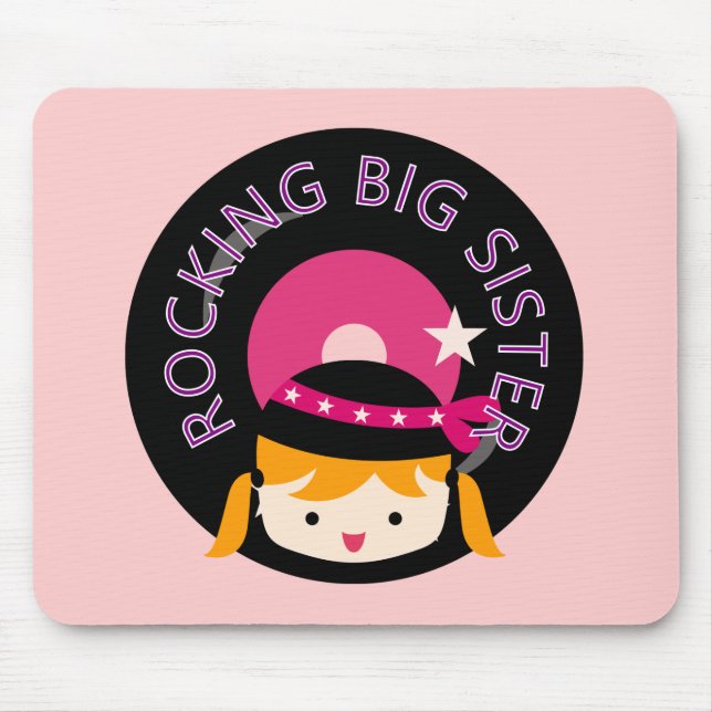 Tapis De Souris Blond Rocking Big Sister (Devant)