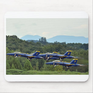 Tapis De Souris Blue Angels dans la vallée de l'Hudson