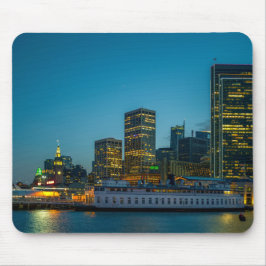 Tapis De Souris Blue Hour in the City