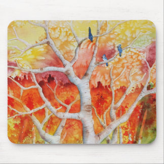 Tapis De Souris Blue Jays en automne