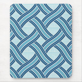 Tapis De Souris Blue Lines Pattern