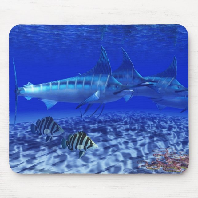 Tapis De Souris Blue Marlin Pack Mousepad (Devant)