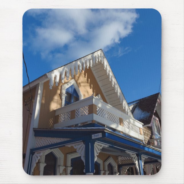 Tapis De Souris Blue Skies and Gingerbread - Martha's Vineyard (Devant)