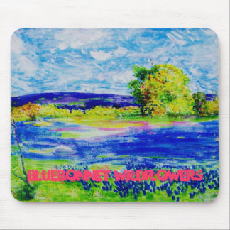 Tapis De Souris bluebonnet art fleur sauvage